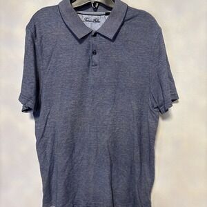 Tasso Elba blue polo‎ shirt Size L